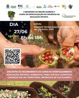 Evento discute Educação Infantil, docência, territórios e justiça climática.