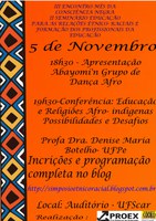 III Encontro Mês da Consciência Negra